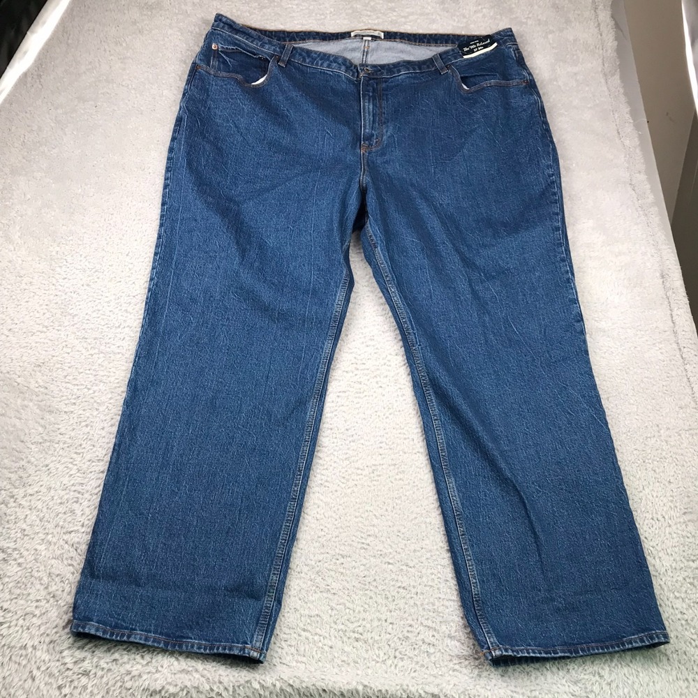 Abercrombie & Fitch 90s Relaxed High Rise Jeans Womens 37/24 Curve Love NEW‎